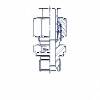 Штуцер ввертной прямой, BSP, тип B в сборе с кольцом B4 (DIN 2353, 24°)
